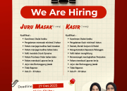 Loker Juru Masak & Kasir SaeRaos Terbaru di Tasikmalaya 2025