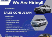 Lowongan Kerja Sales Consultant PT Arista Jaya Lestari – Terbaru 2025