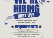 Lowongan Kerja Host Live di Ettaskin Terbaru 2025 – Kesempatan Karir Kreatif!