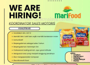 Lowongan Kerja Koordinator Sales Motoris PT. Ulam Tiba Halim (Marifood) 2025
