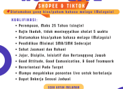 Lowongan Kerja Host Live Shopee & TikTok di CS Studio Tasikmalaya 2025
