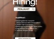 Lowongan Kerja Penjahit di Hijra Stories Tasikmalaya 2025
