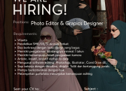 Lowongan Kerja Photo Editor & Graphics Designer Anss Shine 2025
