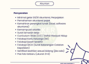 Lowongan Kerja Program MBG 2025: Rekrutmen Head Chef dan Akuntan