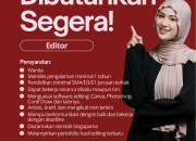 Lowongan Kerja Editor Linda Hijab Singaparna Terbaru 2025