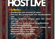 Lowongan Kerja Host Live Streaming: Gabung Bersama Kami dan Dapatkan Insentif Hari Raya!