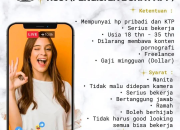 Lowongan Kerja Host Live Chat App Freelance 2026 – Kerja Remote Gaji Dollar
