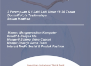 Lowongan Kerja Terbaru Tasikmalaya 2026: Host Live, Content Creator, dan Affiliate Marketing