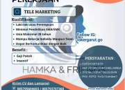 Lowongan Kerja Tele Marketing – Hamka & Friends
