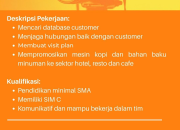 Lowongan Kerja Customer Relation di Toffin West Java Tasikmalaya
