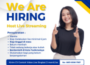 Lowongan Kerja Host Live Streaming di Tasikmalaya
