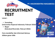 Lowongan Kerja Business Development Program Cimory (PT Macrosentra Niagaboga) 2026