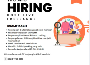 Lowongan Kerja Host Live Freelance di Sindangkasih Ciamis 2026