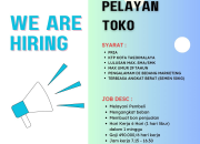 Lowongan Kerja Pelayan Toko di Tasikmalaya 2026: Terbuka untuk Pria & Wanita