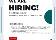 Lowongan Kerja Head of School PAUD Children’s House Tasikmalaya 2026