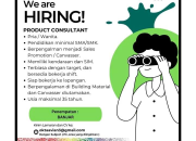 Lowongan Kerja Product Consultant Avian Brands Terbaru 2026