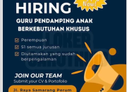 Lowongan Kerja Guru Pendamping ABK di Sekolah Tadika Gemilang Garut 2026