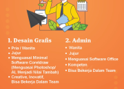 Lowongan Kerja Dunia Percetakan 2026: Desain Grafis, Admin, & Operator Fotocopy