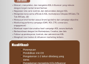 Lowongan Kerja KOL Specialist di Pamungkas Collection – Terbaru 2026