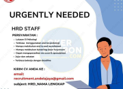 Lowongan Kerja HRD Staff di CV Andela Jaya Cirebon 2026