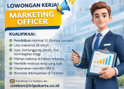Lowongan Kerja Marketing Officer PT Asuransi Tri Pakarta Cirebon Terbaru 2026