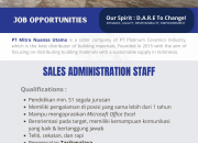 Lowongan Kerja PT Mitra Nuansa Utama (Platinum Ceramics Group) Terbaru 2026
