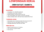 Lowongan Kerja Crew Outlet / Barista Momoyo Tasikmalaya & Singaparna 2026