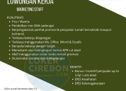 Lowongan Kerja Marketing Staff Sawit Land Majalengka 2026 – Lulusan SMA/SMK