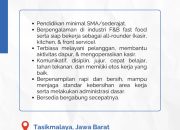 Lowongan Kerja MBU Tasikmalaya 2026: Crew & Crew Leader Food and Beverage