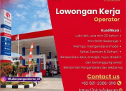 Lowongan Kerja Operator di Pertashop 3P 46303 (Hidayah Group) 2026