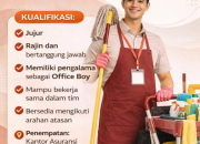 Lowongan Kerja Office Boy (OB) Kantor Asuransi 2026