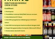 Lowongan Kerja Crew Store Shofy Mart Februari 2026