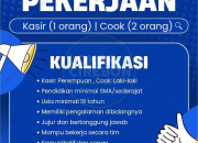Lowongan Kerja Kasir & Cook di YANG’S Terbaru 2026