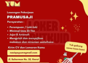 Lowongan Kerja Pramusaji di Qay Yum Terbaru Februari 2026