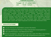 Lowongan Kerja Finance Staff PT Sarana Multiguna Indonesia 2026 – Walk In Interview