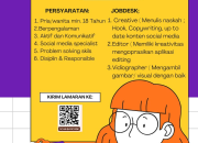 Lowongan Kerja Content Creator Kalava Digital Labs Terbaru 2026