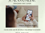 Lowongan Kerja Jualan Online Work From Home (WFH) Millenial Business 2026