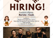 Lowongan Kerja Barista & Cook di The Windy Cafe 2026