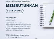Lowongan Kerja Admin Gudang Wanita di Distributor Bahan Bangunan Tasikmalaya