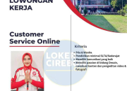 Lowongan Kerja Customer Service Online Bintang Motor Jawa Barat – Karir Otomotif 2026