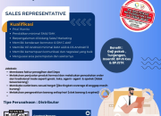 Lowongan Kerja Sales Representative PT Sinar Jernih Suksesindo (SJS) – Tasikmalaya, Cibalong, & Garut 2026