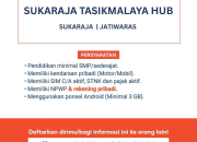 Lowongan Kerja SPX Express Tasikmalaya 2026: Rider & Driver Banyak Hub
