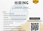 Lowongan Kerja Belah Doeren Terbaru 2026: Store Crew & PIC Store