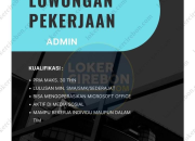 Lowongan Kerja Admin di PT Baladewa Sukses Propertindo 2026