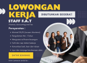 Lowongan Kerja Staff F.A.T di CV. AA Kadu Nyentang Terbaru 2026
