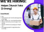 Loker Helper / Buruh Toko Kertas Eka Jaya Terbaru Februari 2026