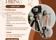 Lowongan Kerja Host Live Tasikmalaya Terbaru 2026: Gaji Bulanan + Bonus!