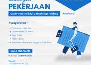 Lowongan Kerja Quality Control (QC) Freelance di AZKA.ID Collection Tasikmalaya