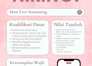 Lowongan Kerja Host Live Streaming di Issey Official Tasikmalaya Terbaru 2026