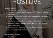 Lowongan Kerja Host Live Linda Hijab Tasikmalaya Terbaru 2026